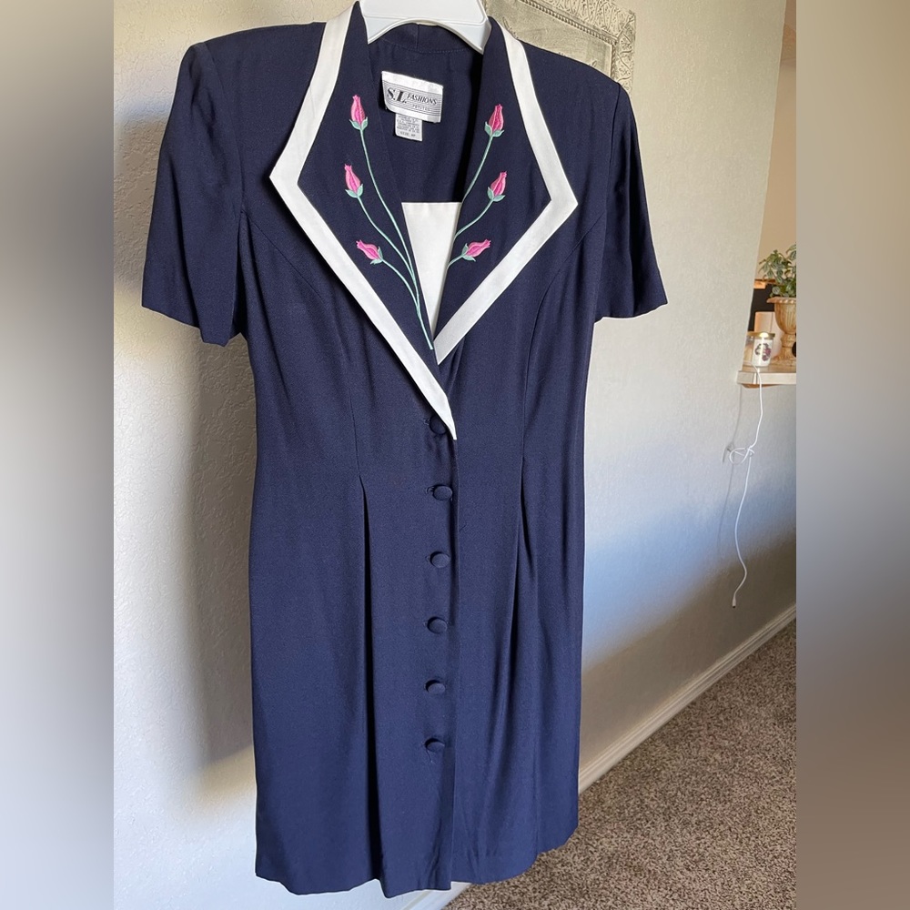 Vintage S.L. Fashions dress size 4P